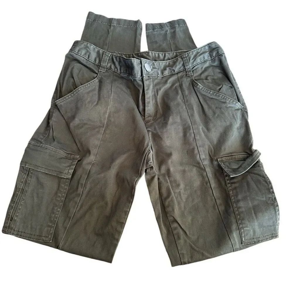 INC green cargo skinny pants - size 4